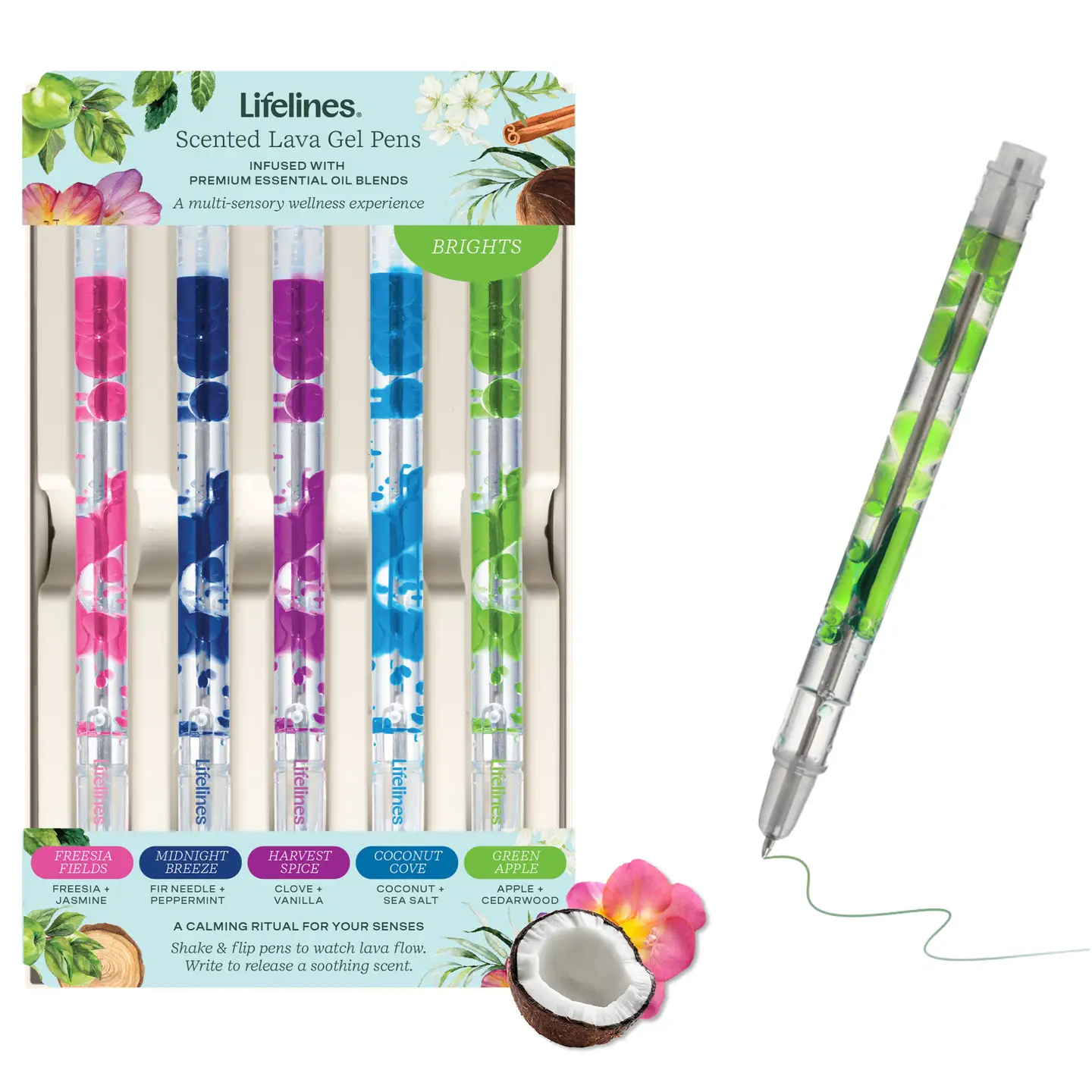 Scented Lava Pen Set of 5