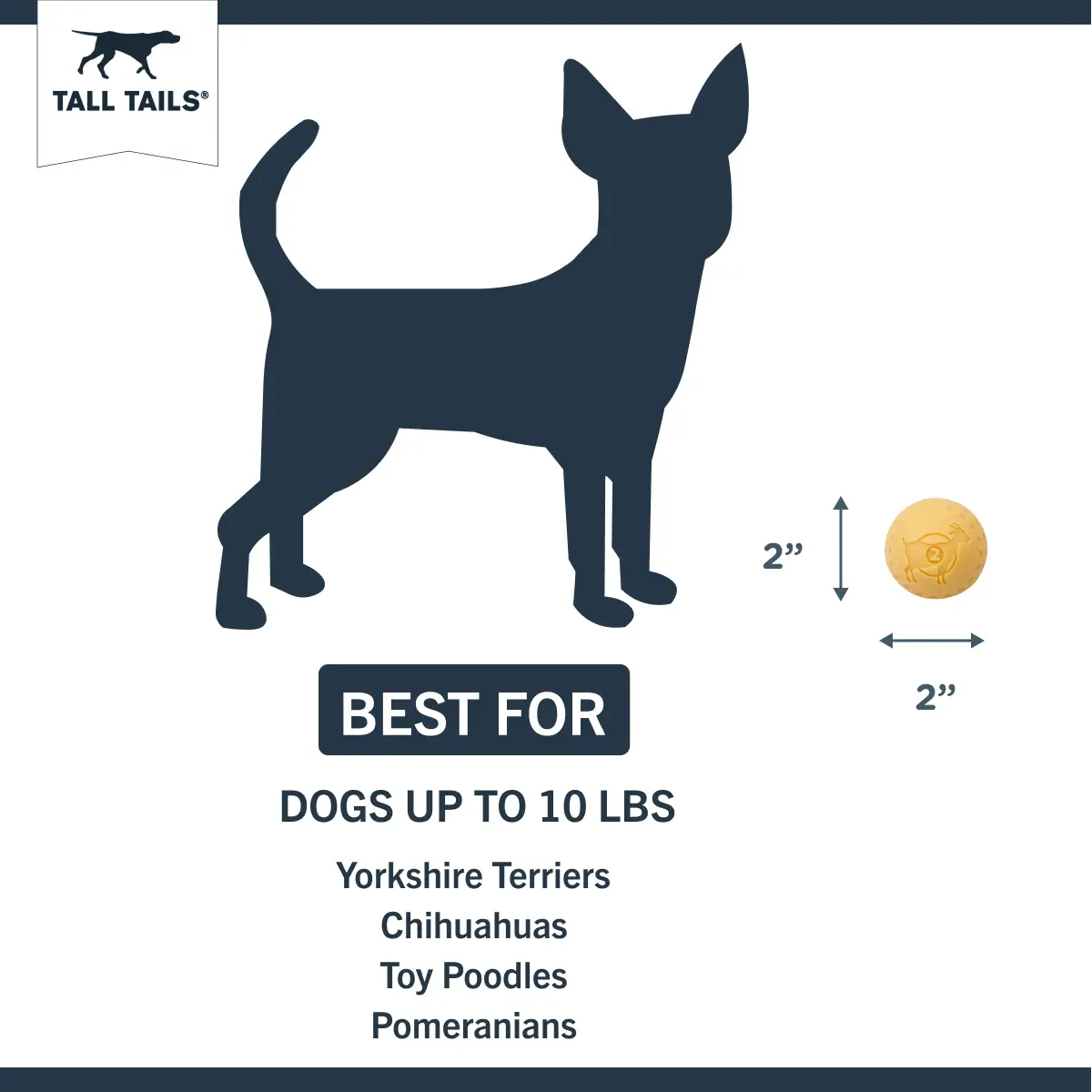 Small Goat Sport Ball Dog Toy 2pk