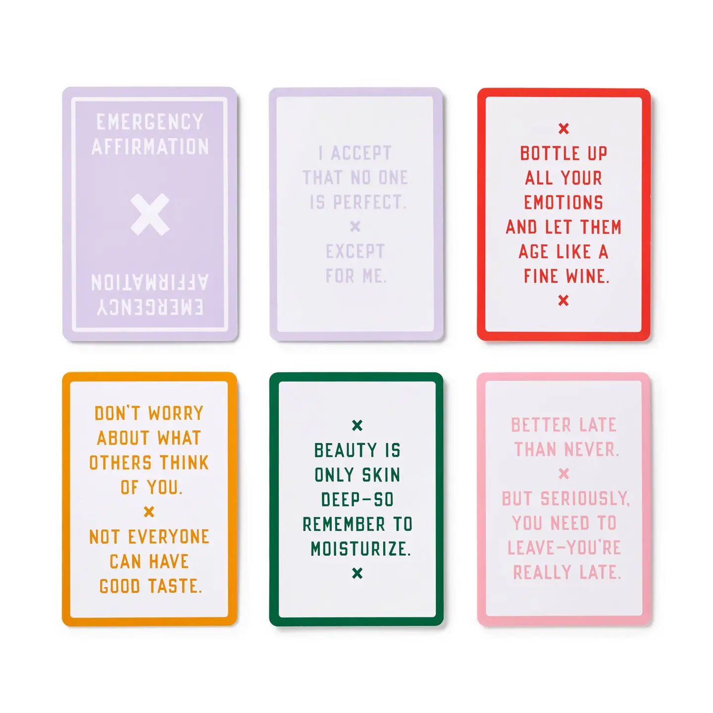 Emergency Affirmations Exceptionally Stupid Days Cards