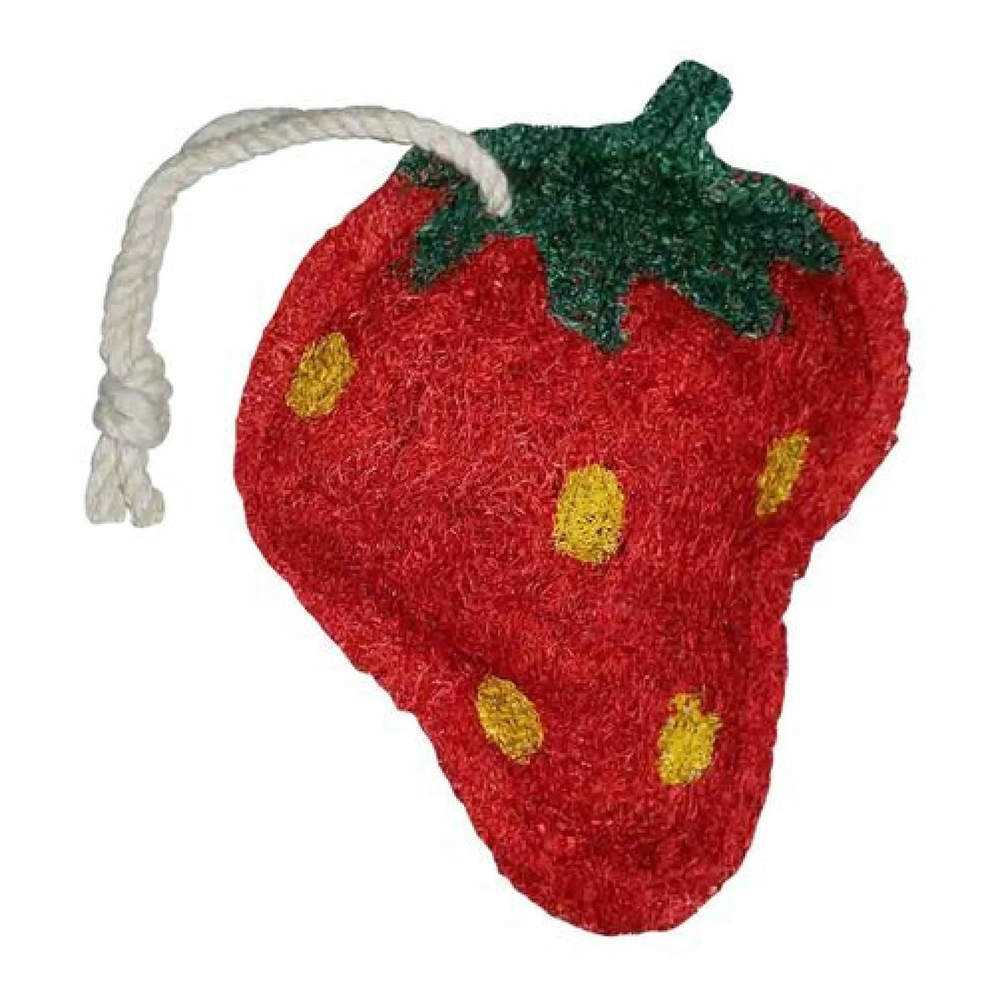 Strawberry Loofa Scrubber