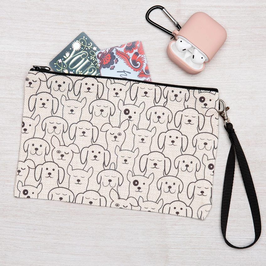 Dog Zipper Pouch - Large