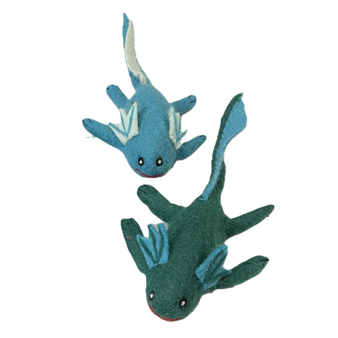 Wool Kicker Cat Toy Axolotl