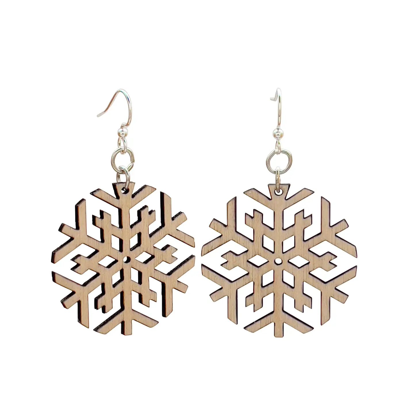 Radiating Snowflake Earrings