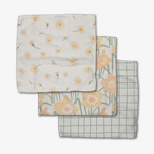 Geometry Dishcloth Pack: Daisy Dust