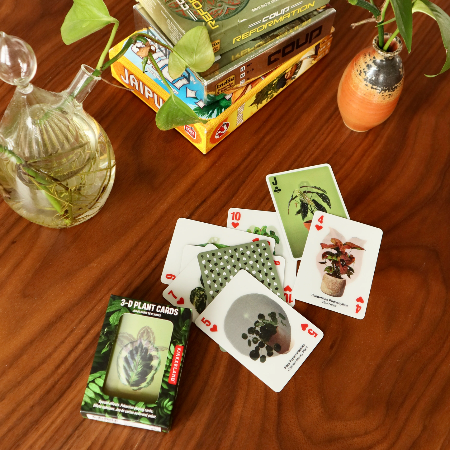 3D Playing Cards Plants