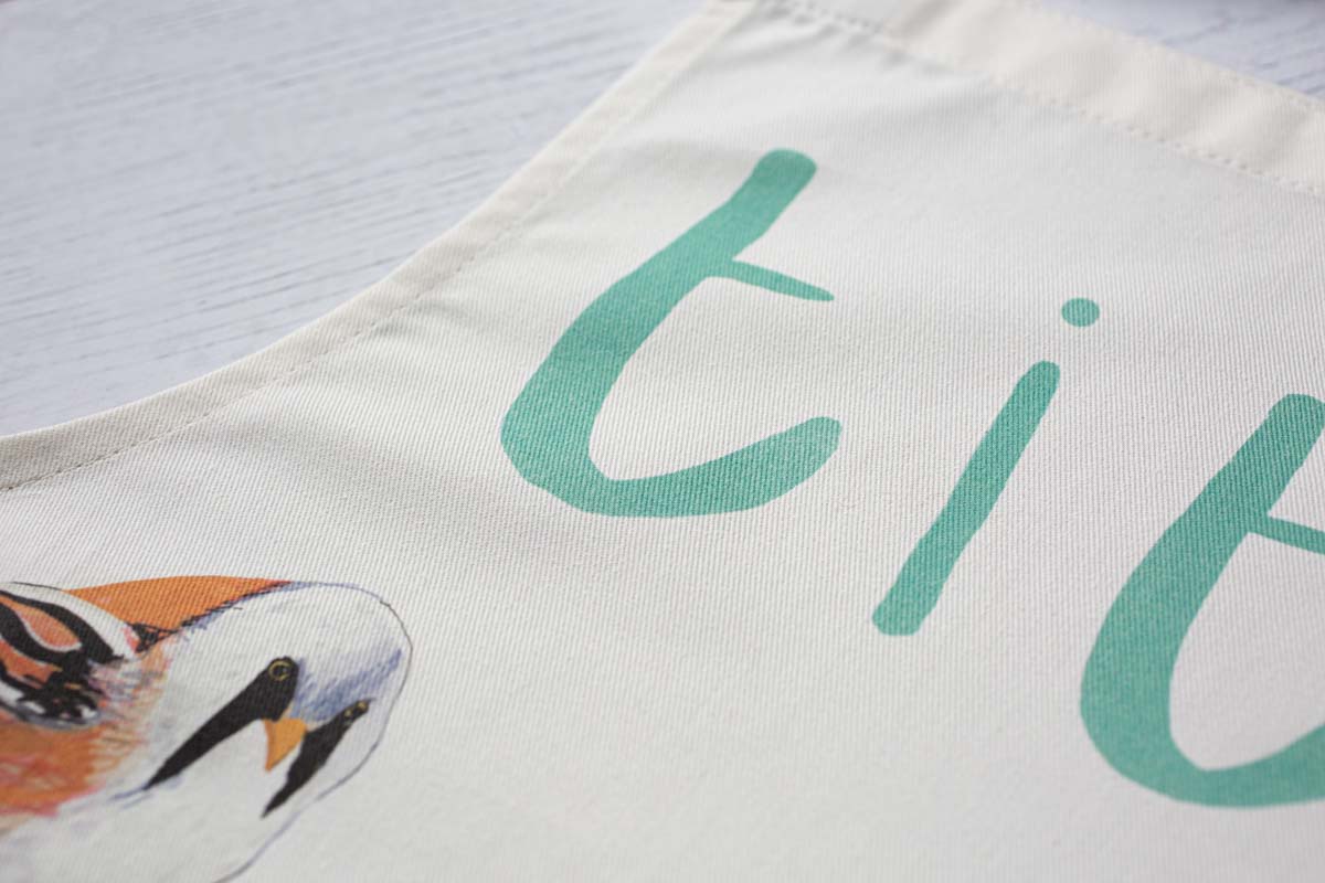 Tits Bird Cotton Apron