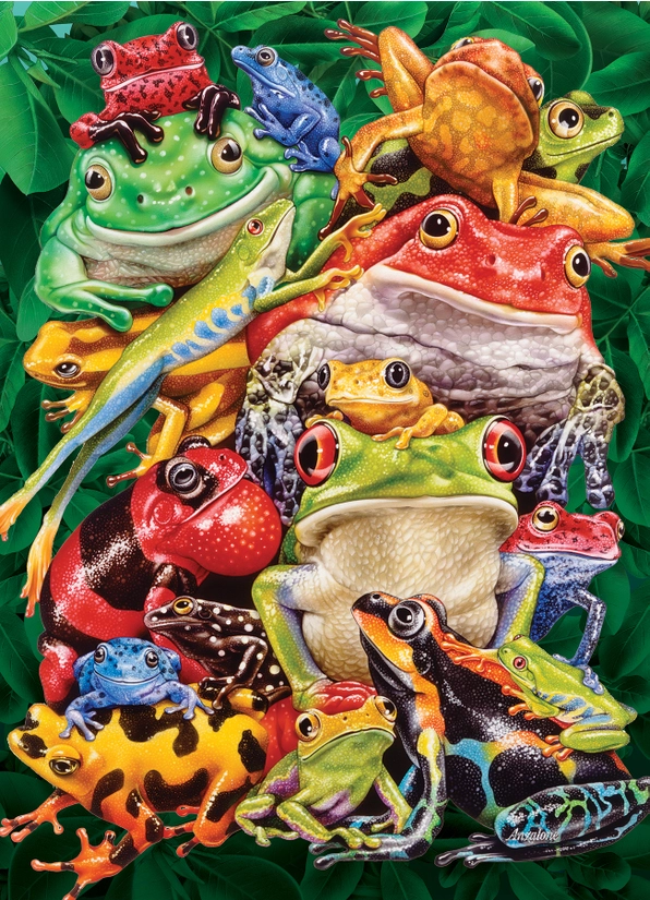 Frog Business Puzzle 1000pc