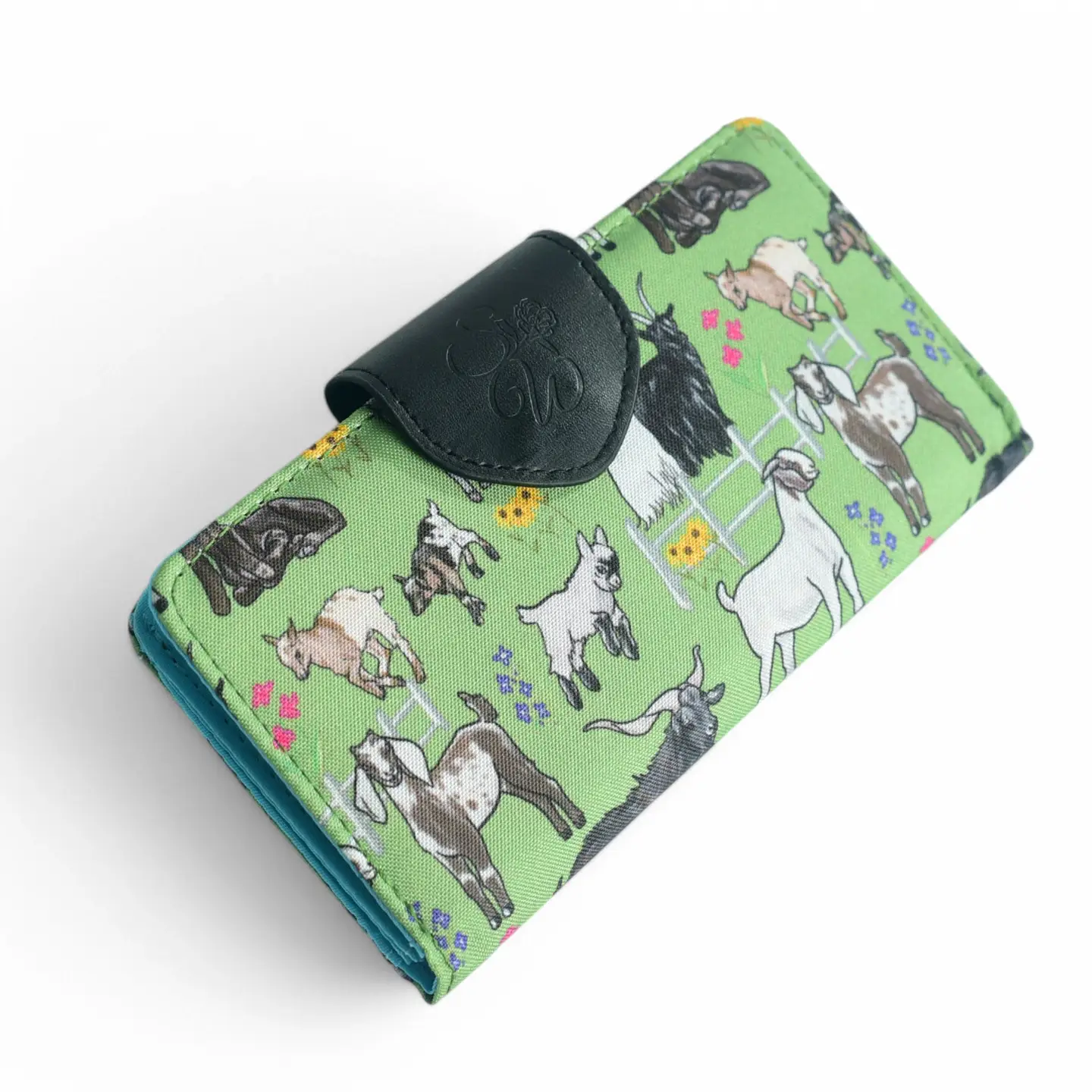 Greener Pastures Goats Long Wallet
