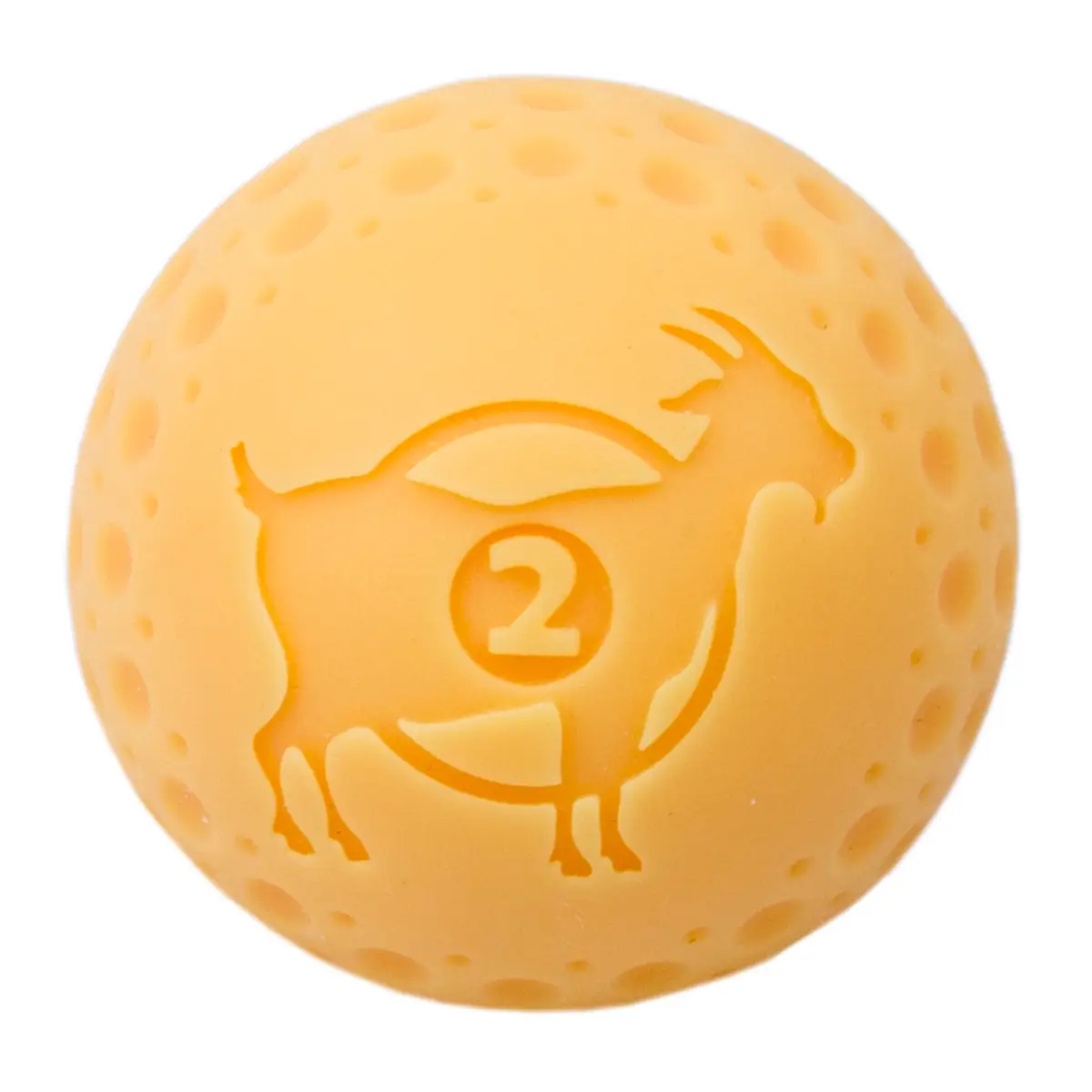 Small Goat Sport Ball Dog Toy 2pk