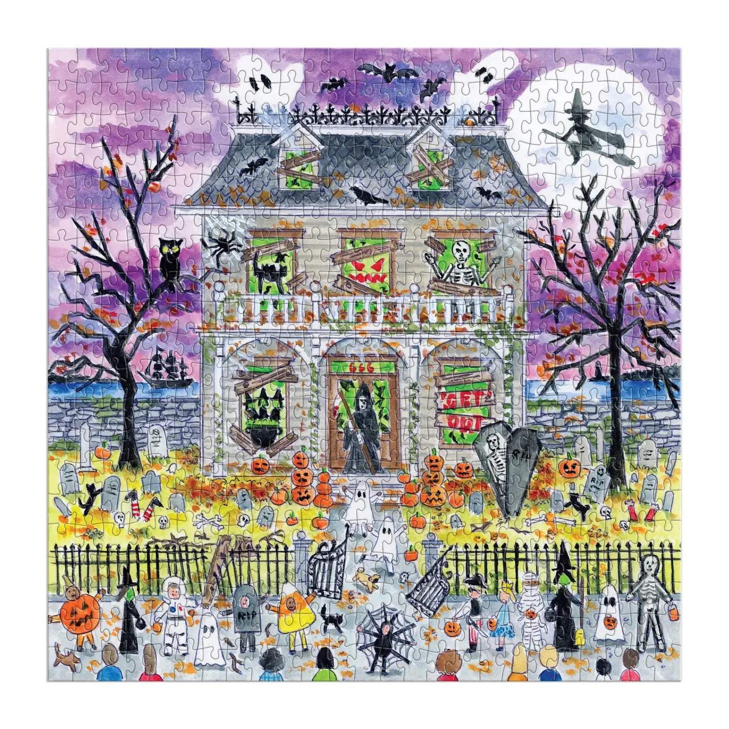 Haunted House Glow in the Dark Puzzle 500pc