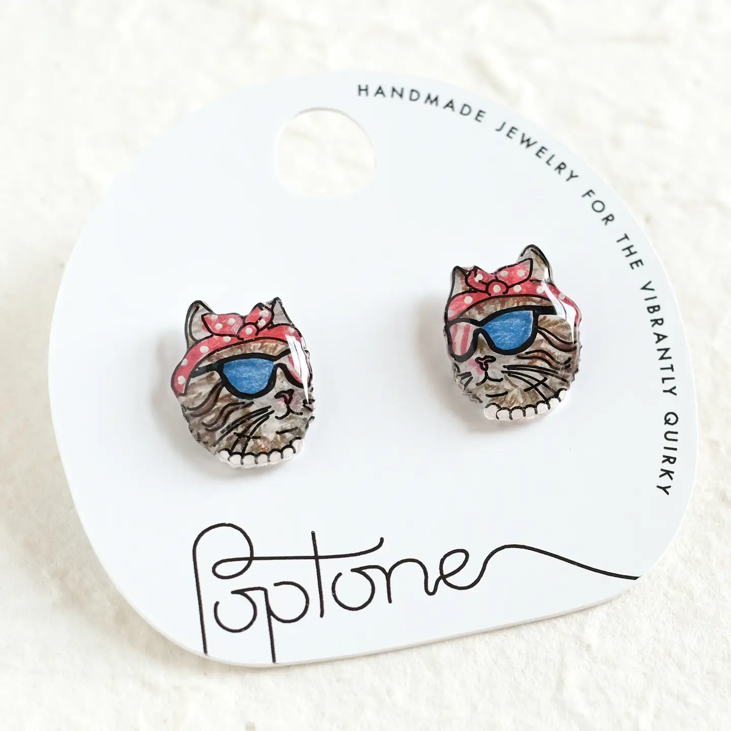 Childless Cat Lady Stud Earrings