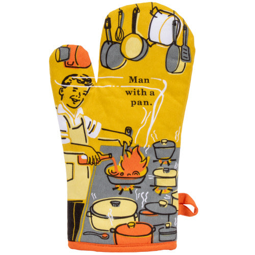 Oven MItt - Man With a Pan