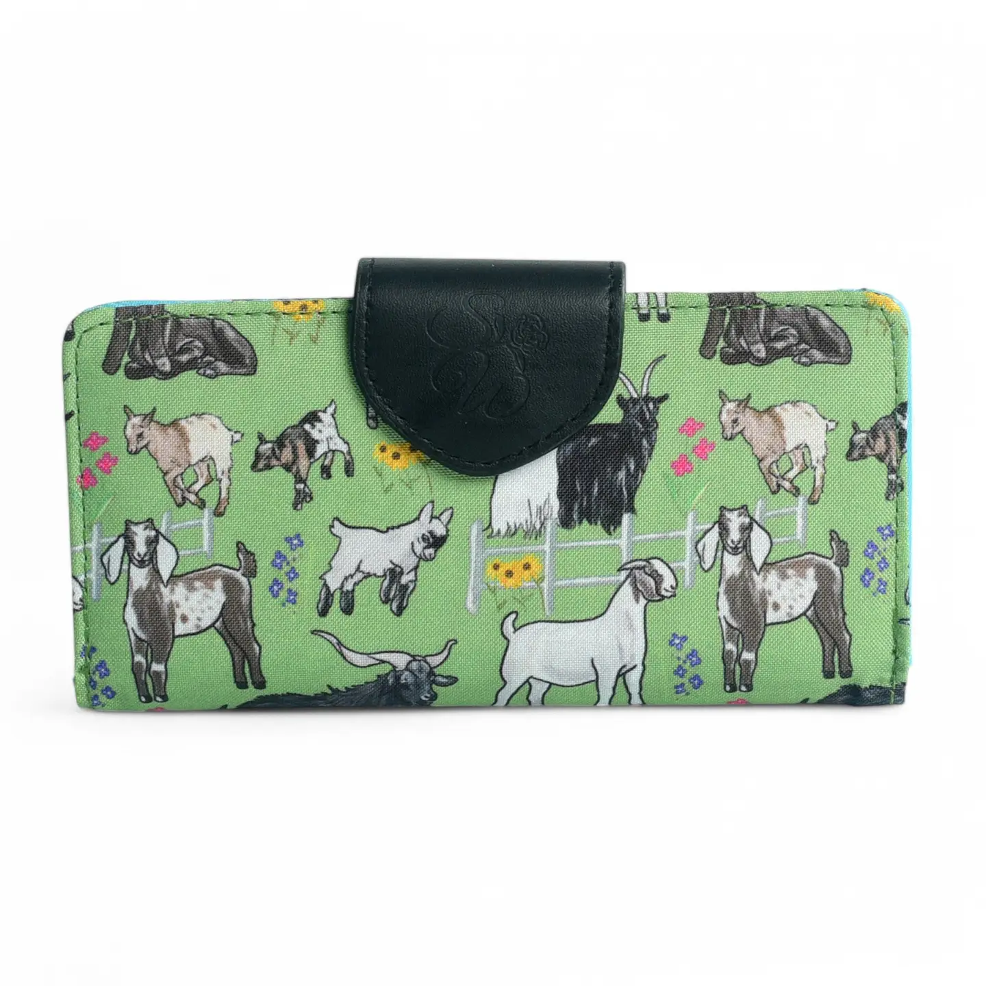 Greener Pastures Goats Long Wallet