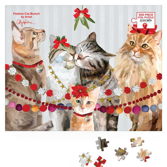 Festive Cat Brunch Puzzle