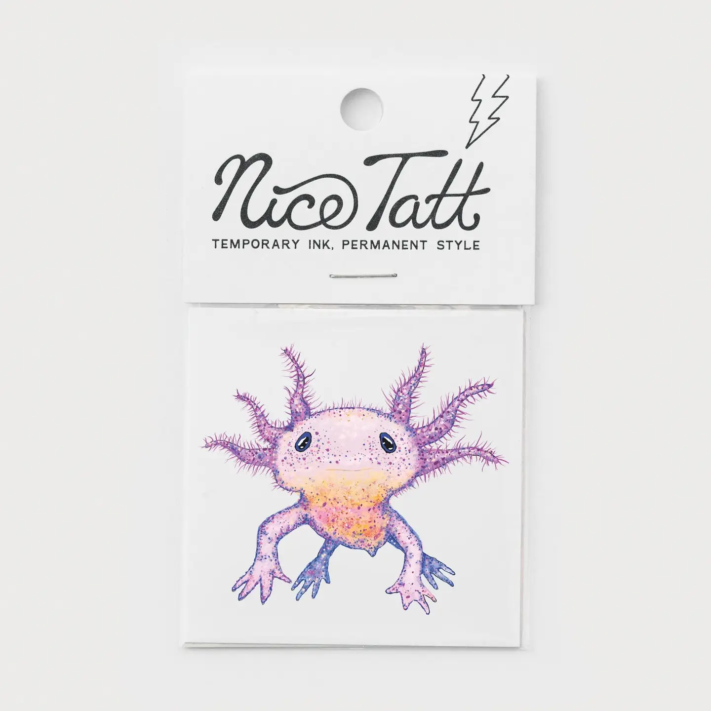 Axolotl Temporary Tattoo