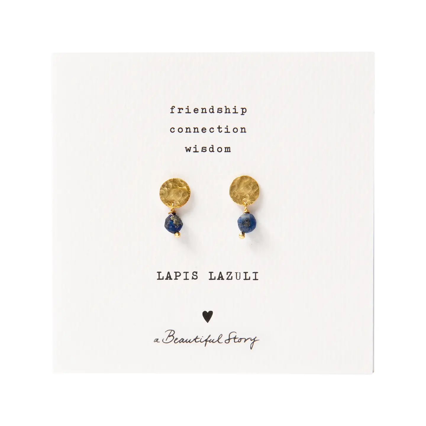 Mini Coin Gemstone Earrings Gold