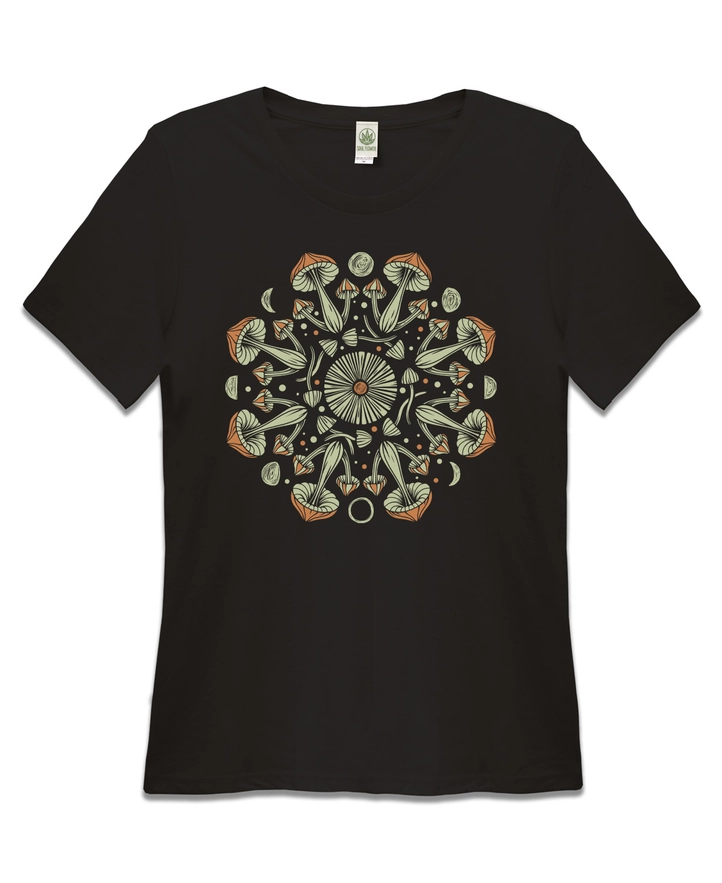Mushroom Mandala Women's T-Shirt