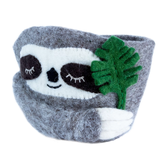 Felt Planter - Sloth