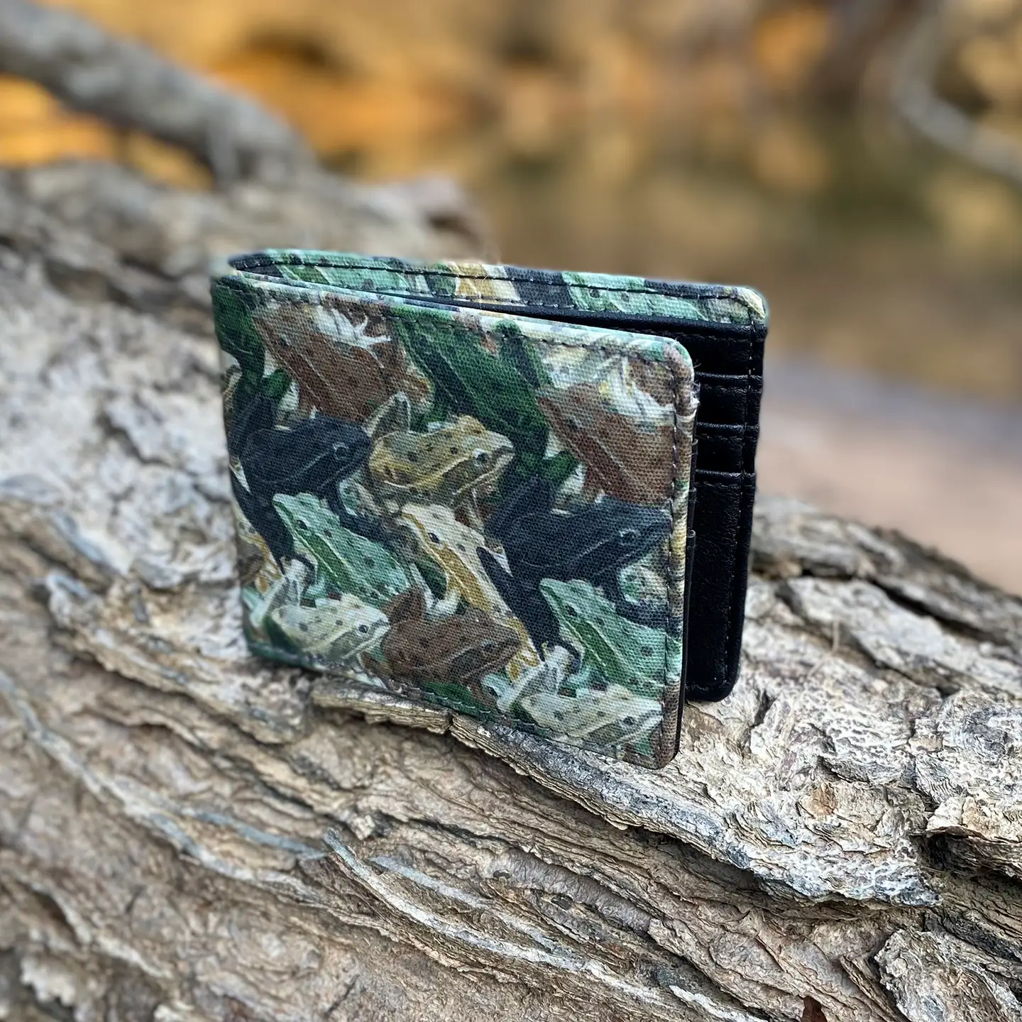 Camoufrogs (Frogs) Bifold Wallet