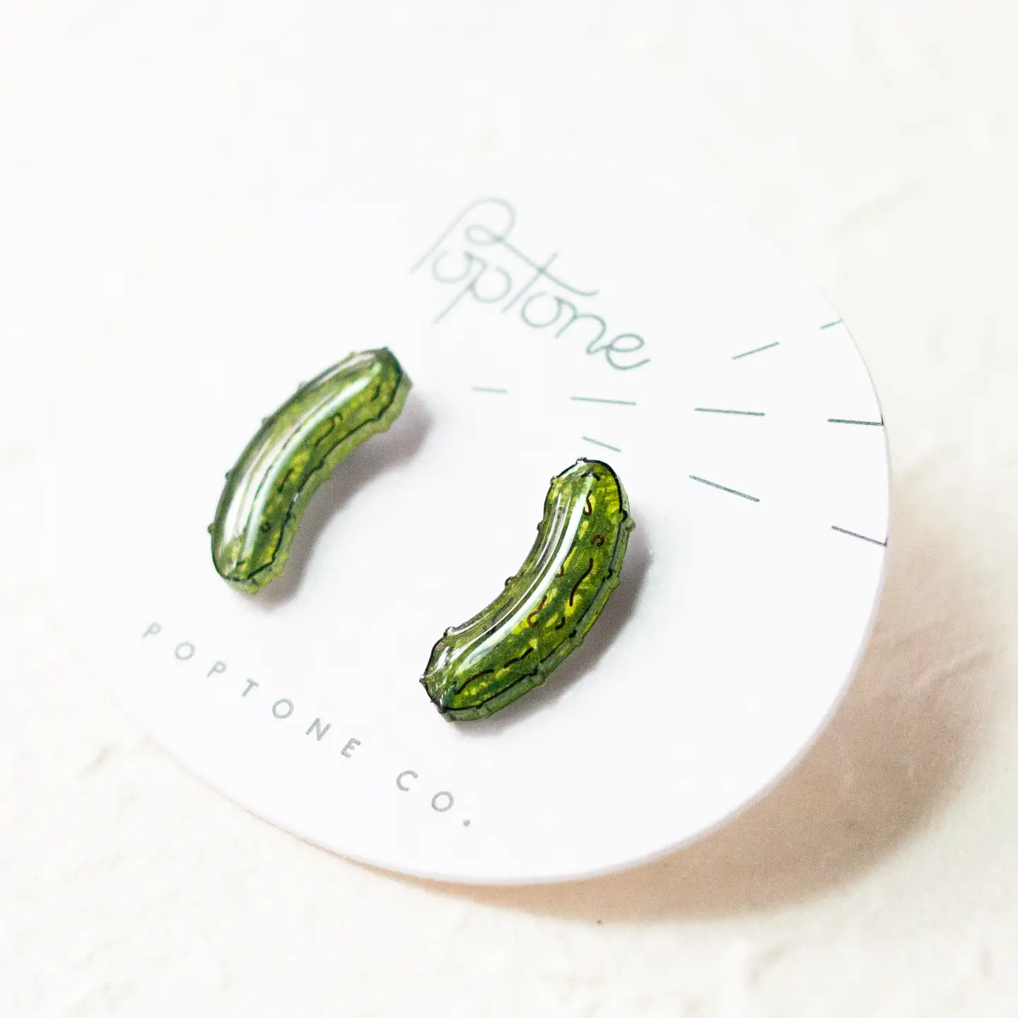 Pickle Stud Earrings