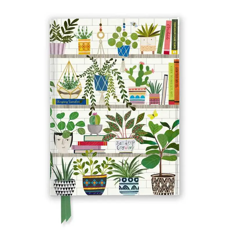 Books & Plants Foiled Journal