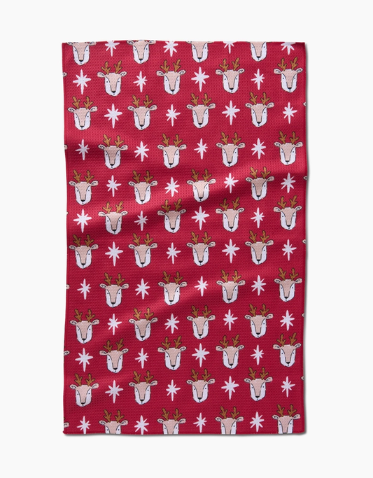 Geometry Tea Towel: Reindeer Star