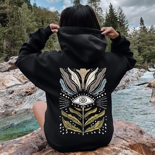 Mystical Floral Vintage Hoodie