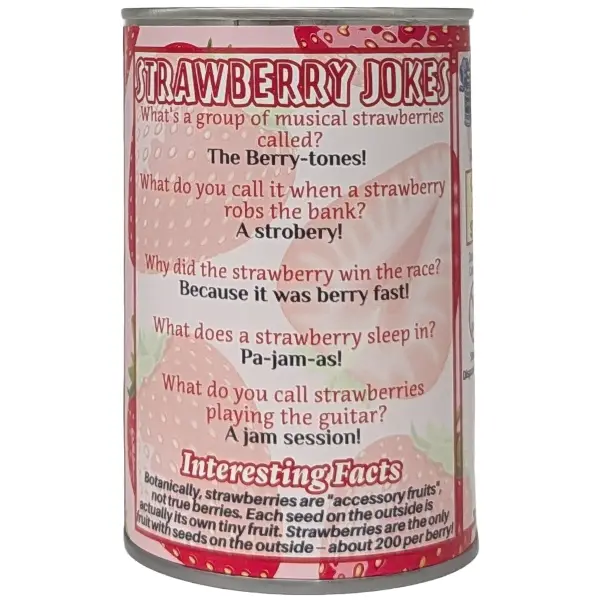 Canned Strawberry Stuffed Animal
