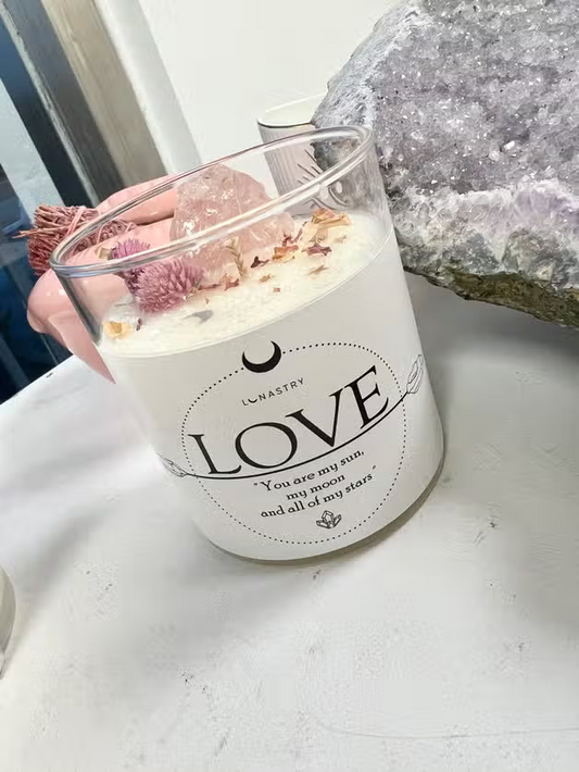 Love Crystal Candle