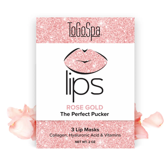 Rose Gold Lip Masks 3pk