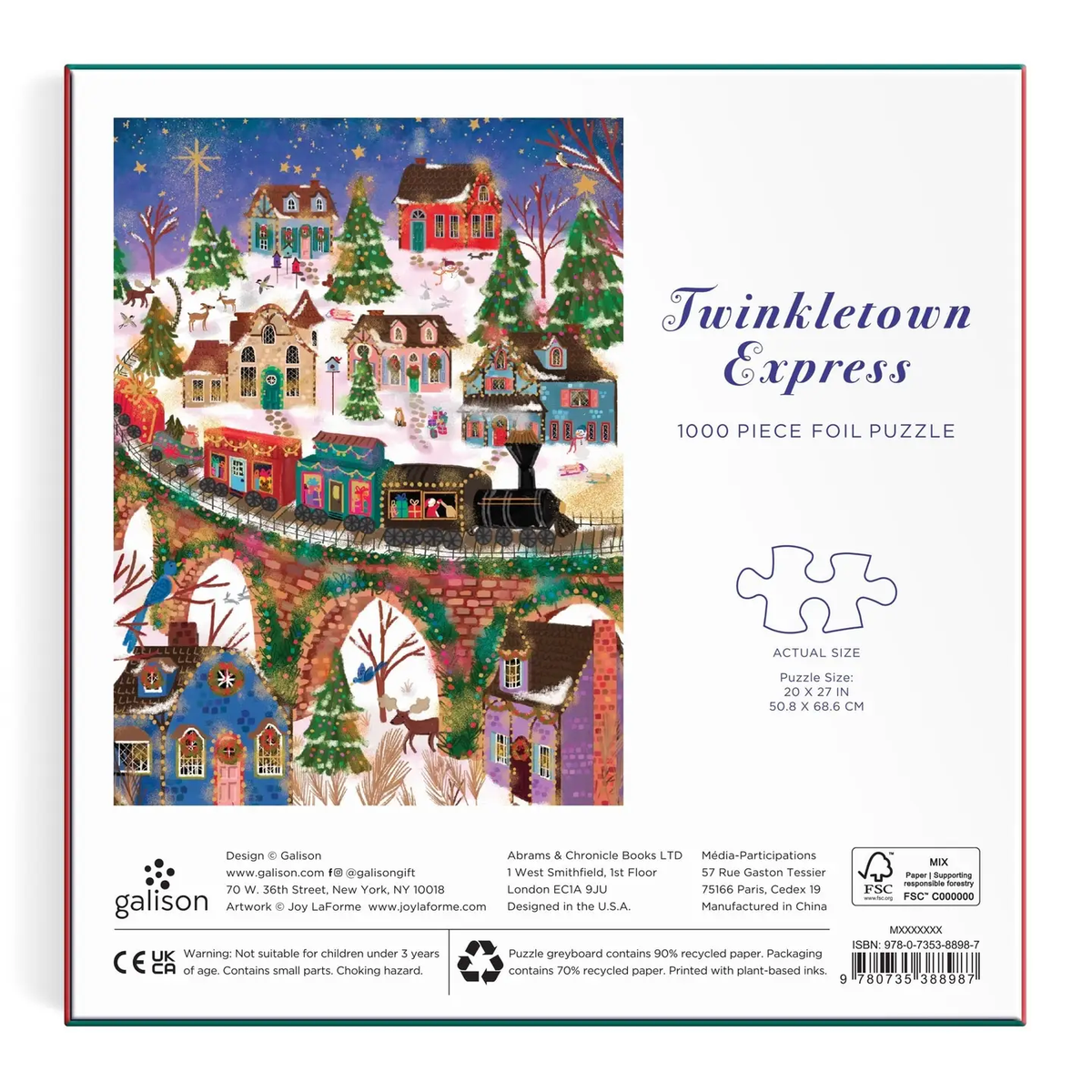 Twinkletown Express Puzzle - Foil 1000pc