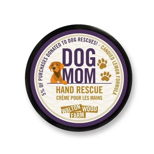 Dog Mom Hand Rescue