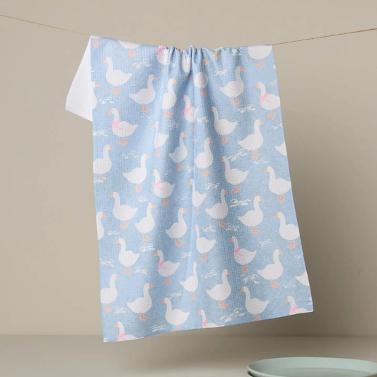 Geometry Tea Towel: Duck Trail
