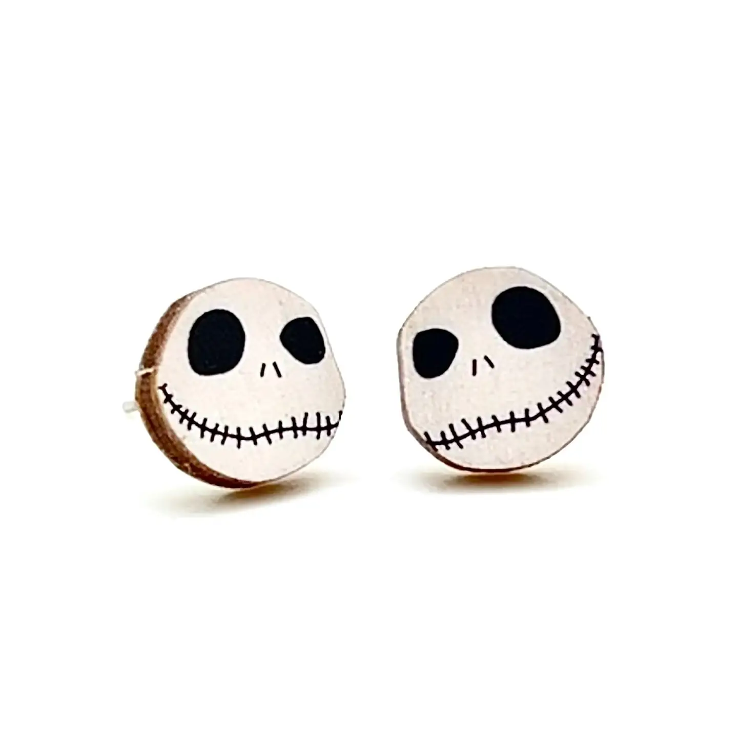 Skeleton Head Earrings