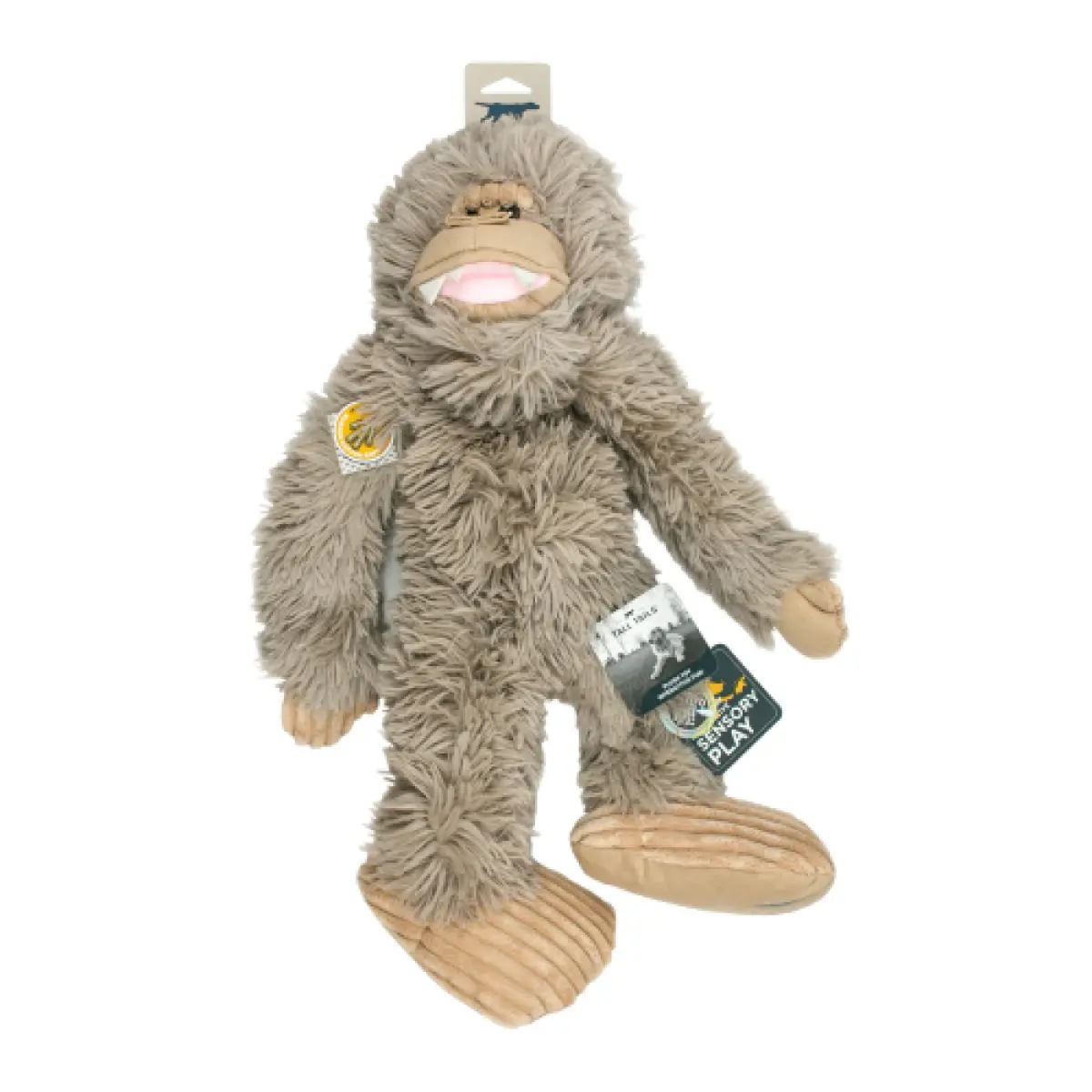 Stuffless Bigfoot with Squeaker Dog Toy 20"