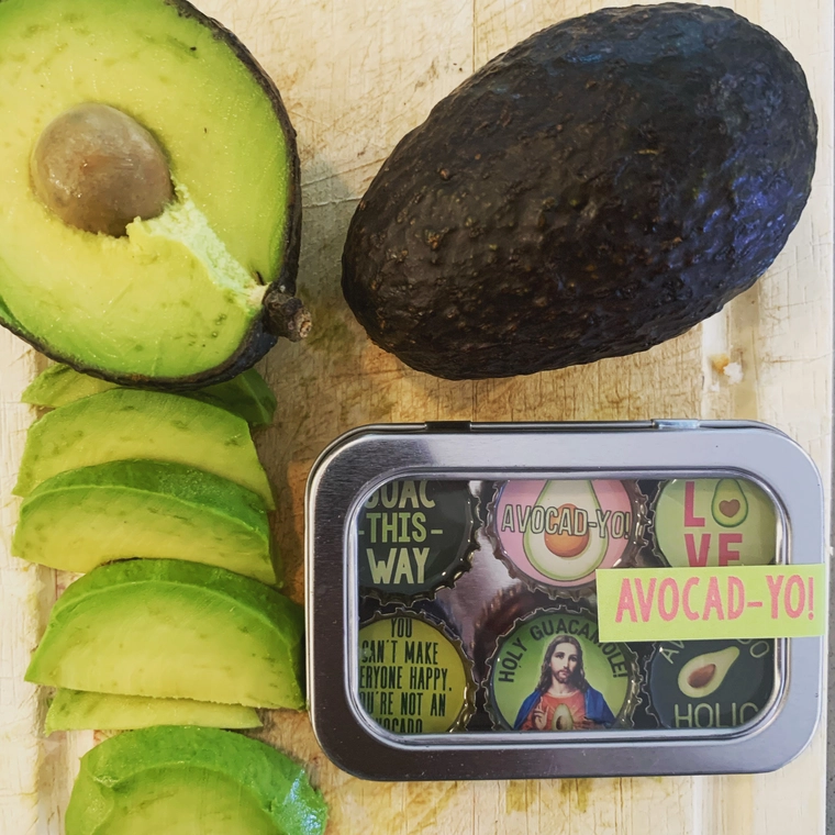 Avocado Magnets - Pack/6