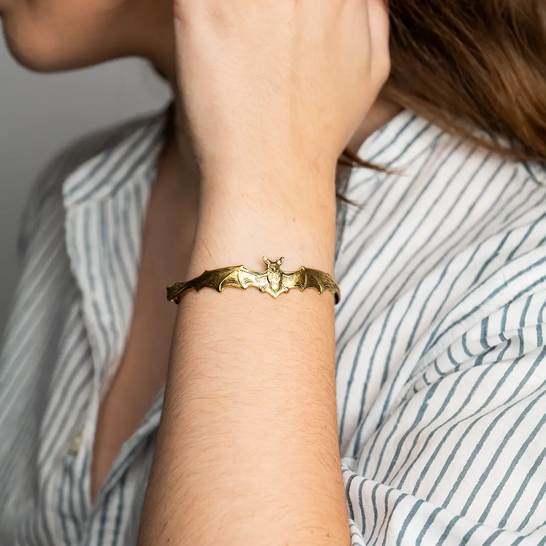 Gold Bat Bracelet