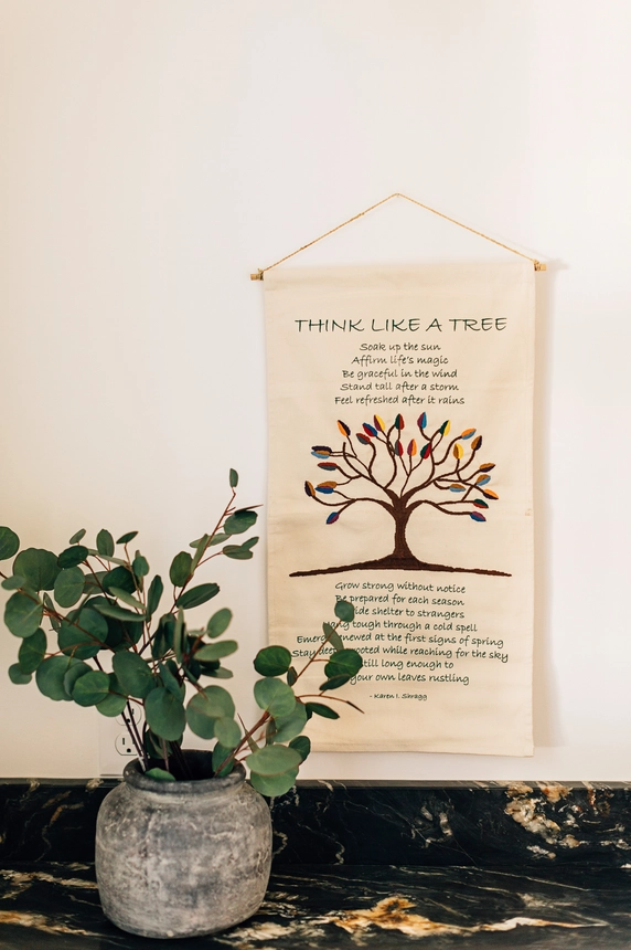 Tree Poem Wall Hanging