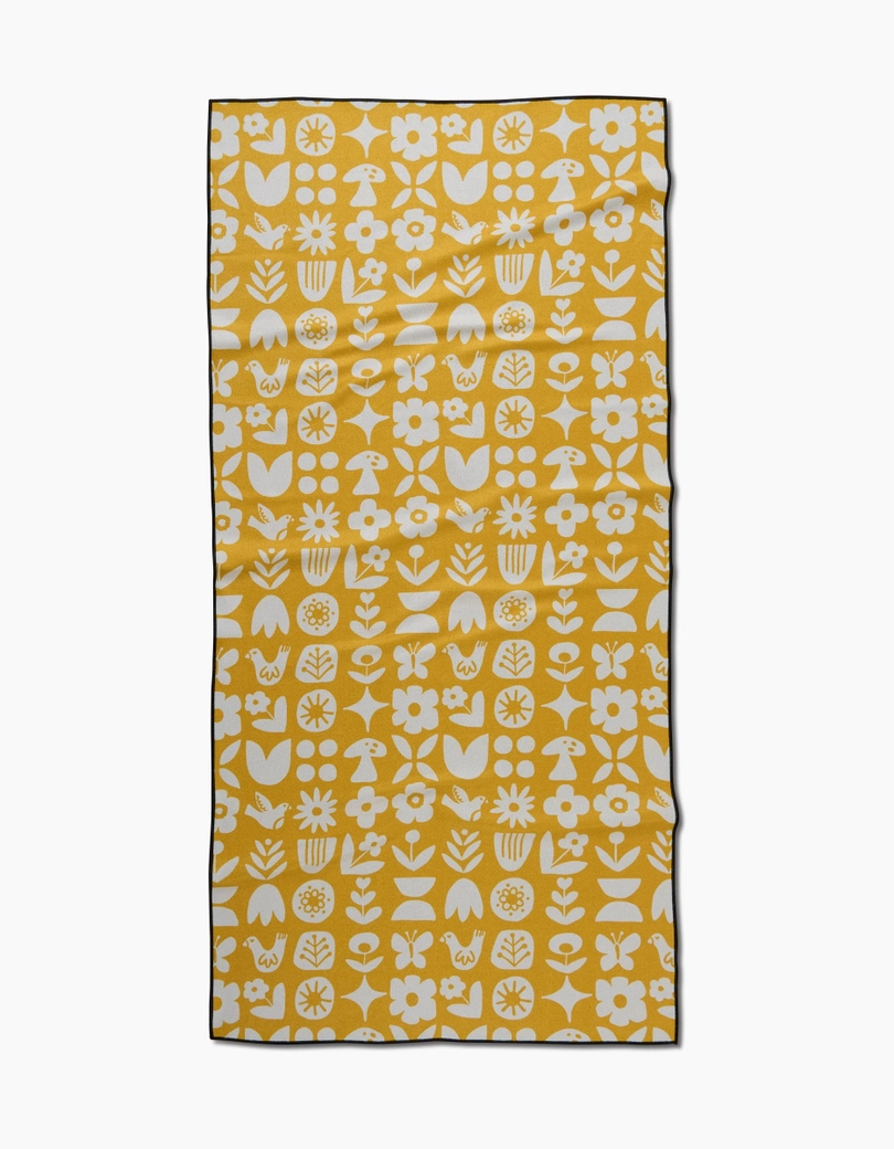 Geometry Beach Towel Scandi Spring