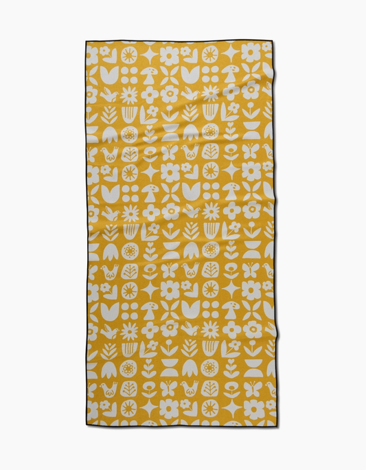 Geometry Beach Towel Scandi Spring