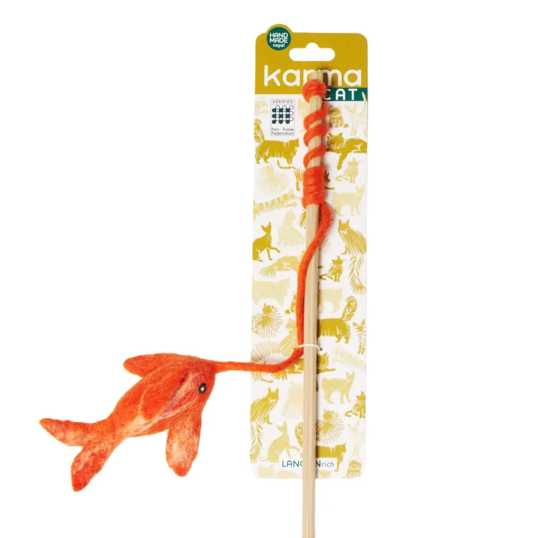 Wool Koi Fish Teaser Cat Toy
