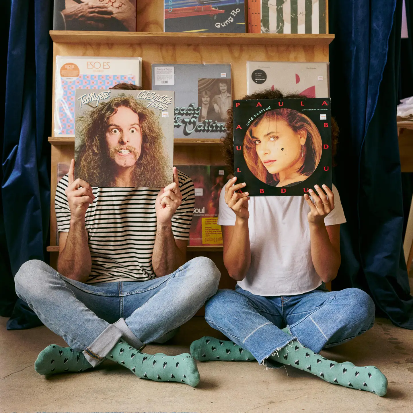 Socks That Support Music Green Pianos