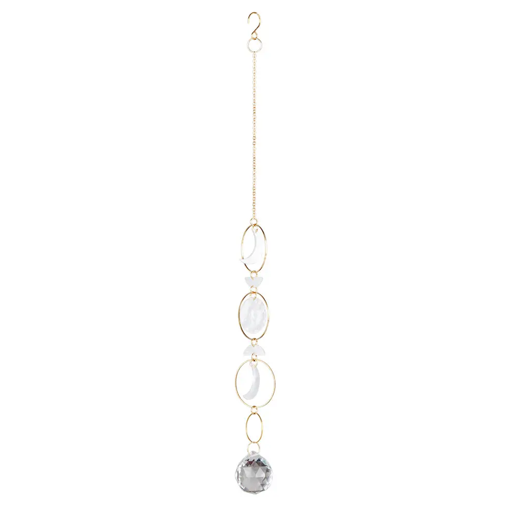 Sun + Moon Resin Crystal Suncatcher