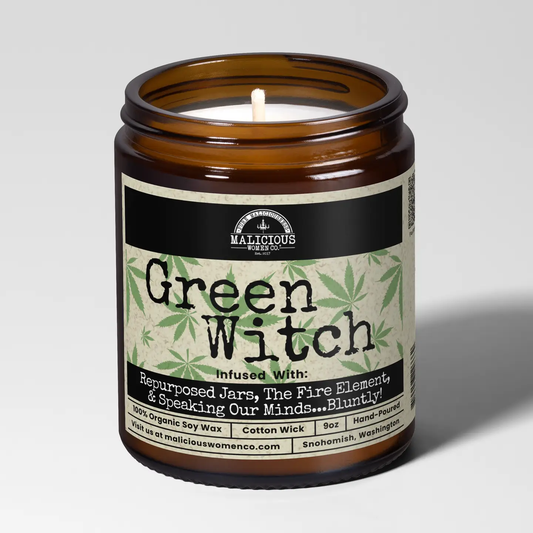 Green Witch Candle