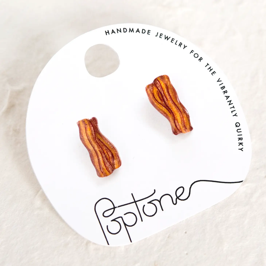 Bacon Stud Earrings