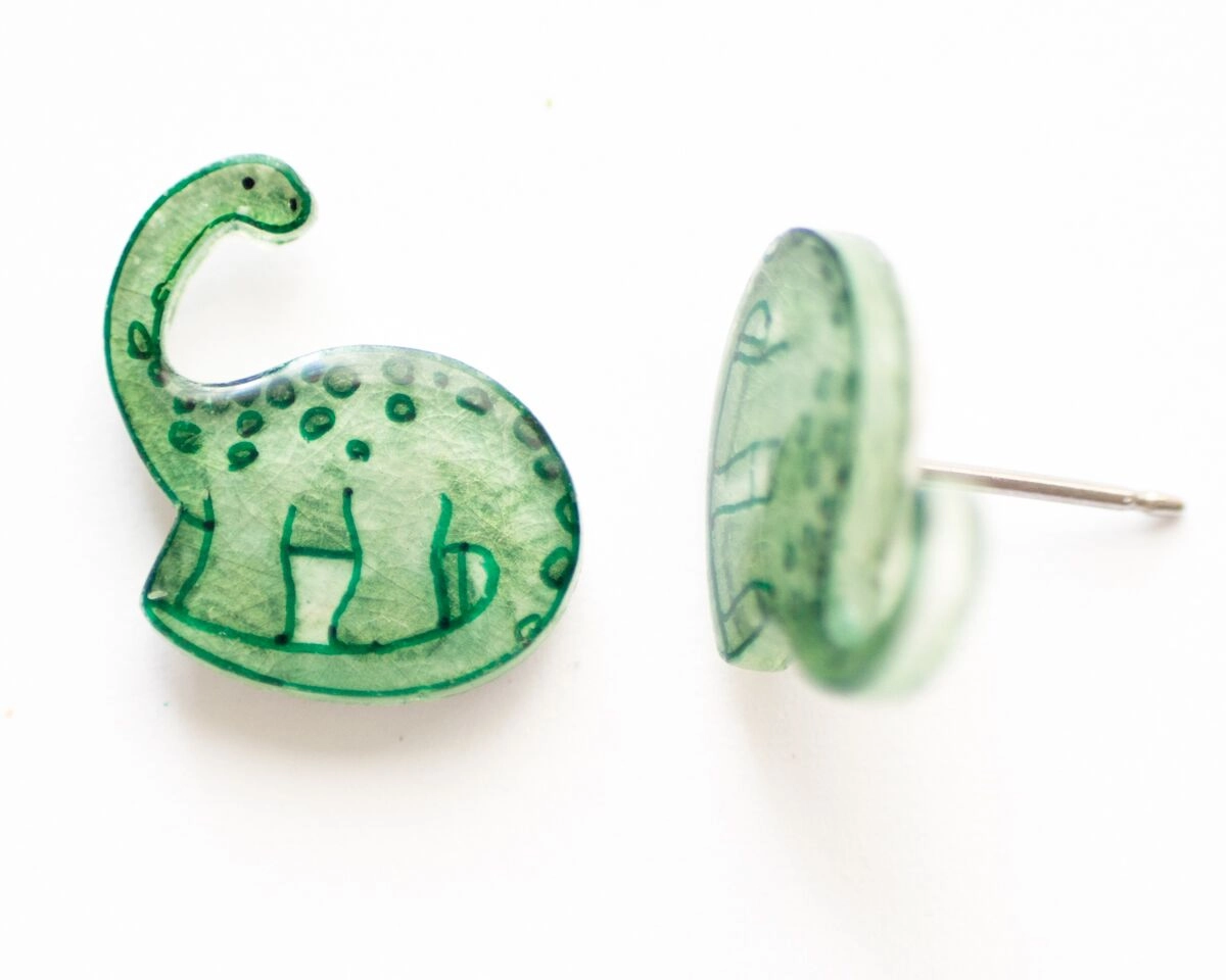 Dinosaur Stud Earrings