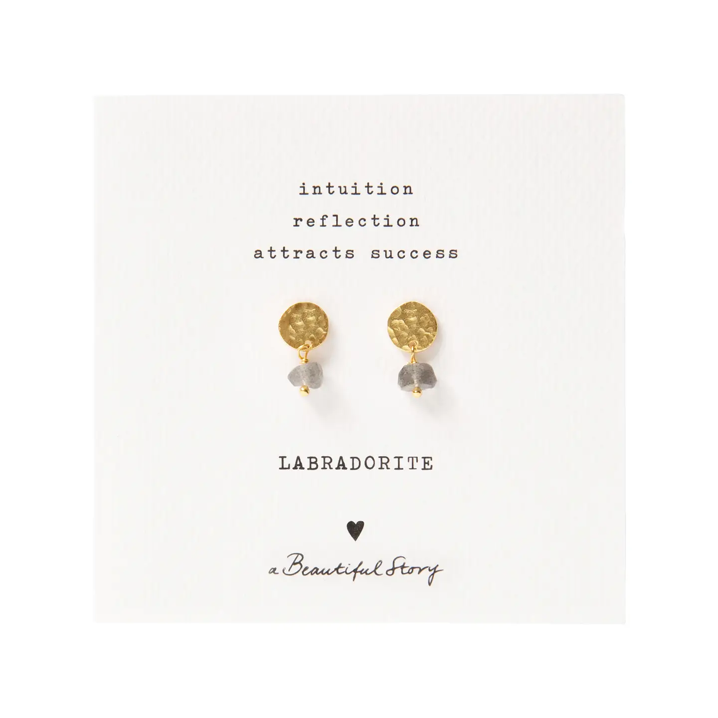 Mini Coin Gemstone Earrings Gold