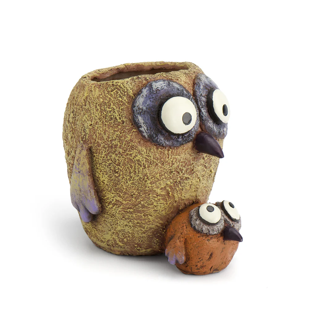 Sissy & Bab Owl Planter