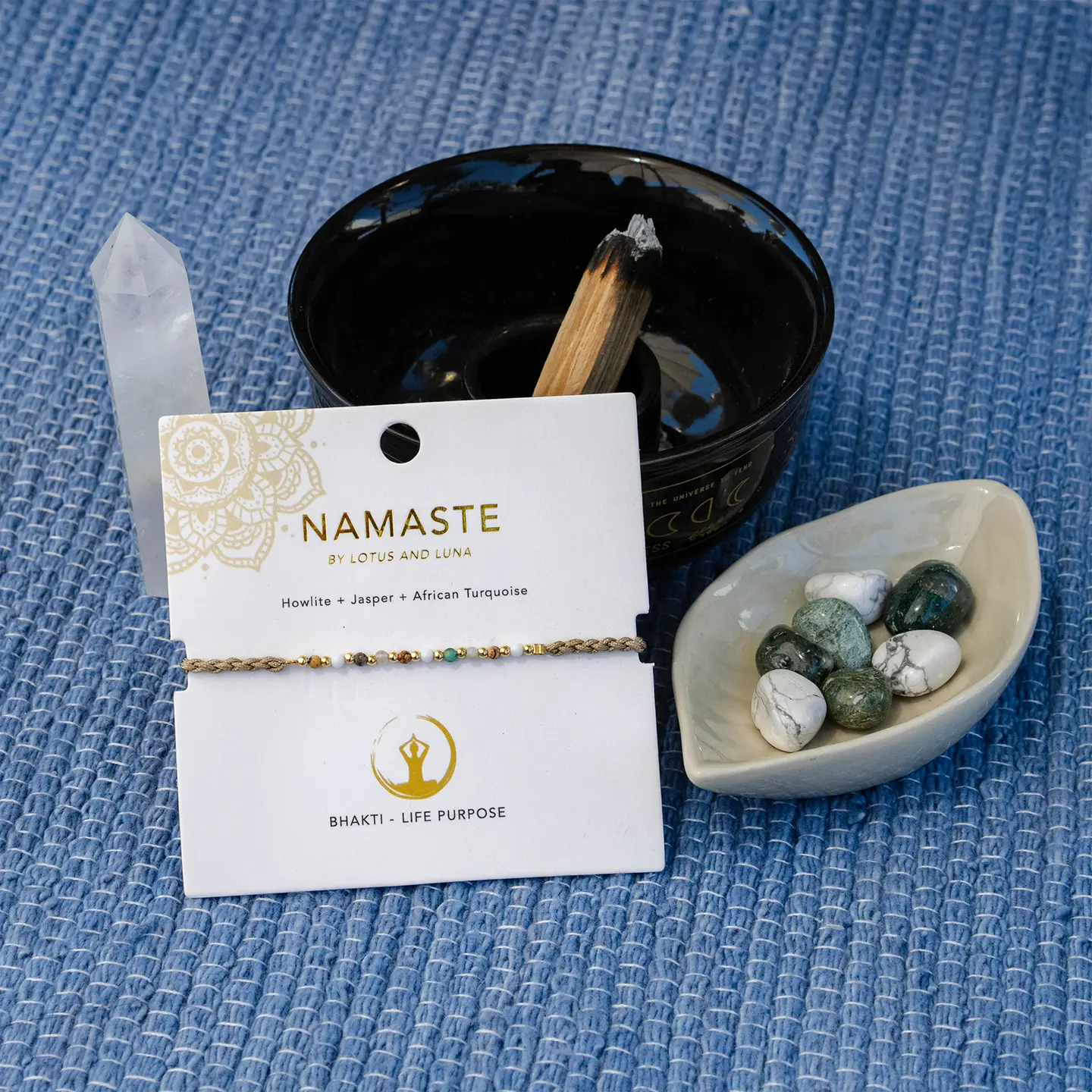 Bhakti Namaste Inner Life Purpose Bracelet 2mm