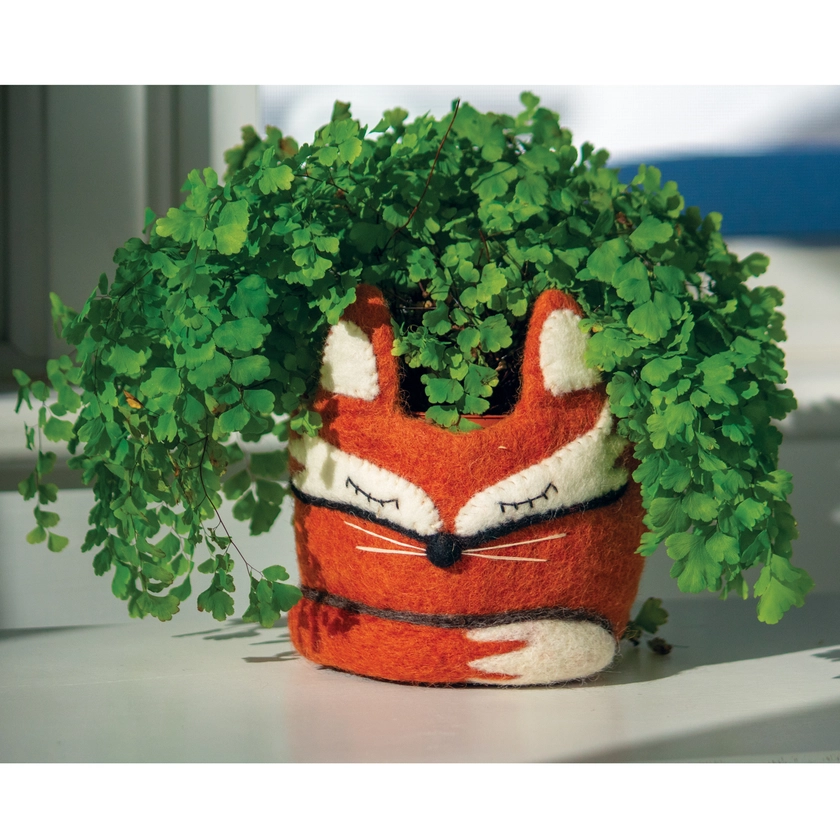 Felted Planter - Fox